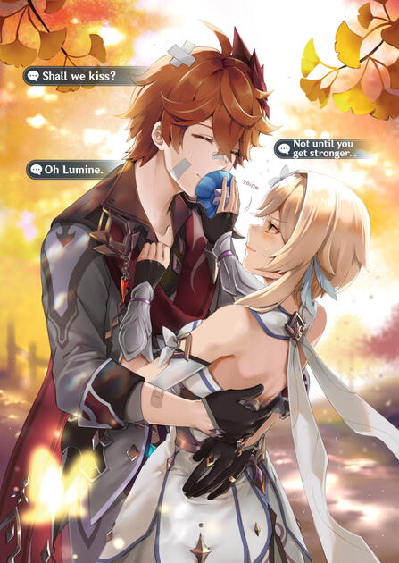 Childe x Lumine Childe x Lumine
